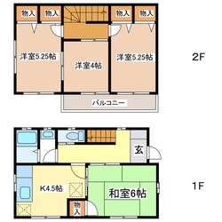 サバービア高根沢の物件間取画像